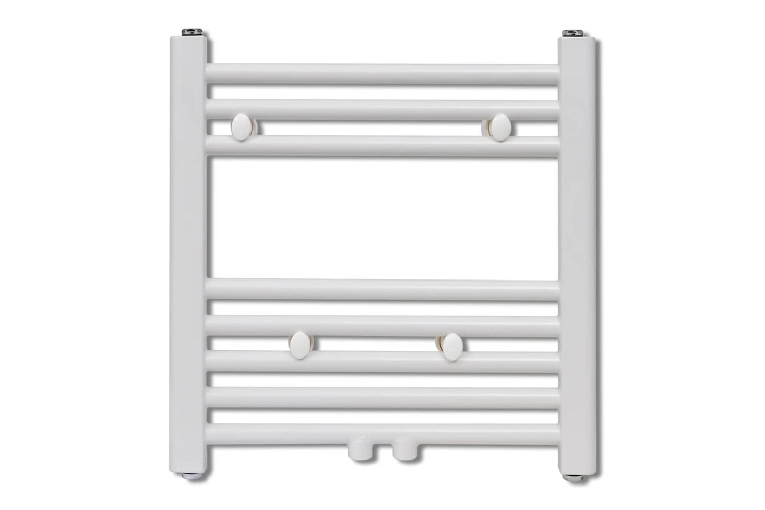 vidaXL 140840 Bathroom Central Heating Towel Rail Radiator Straight 480 X 480mm-2