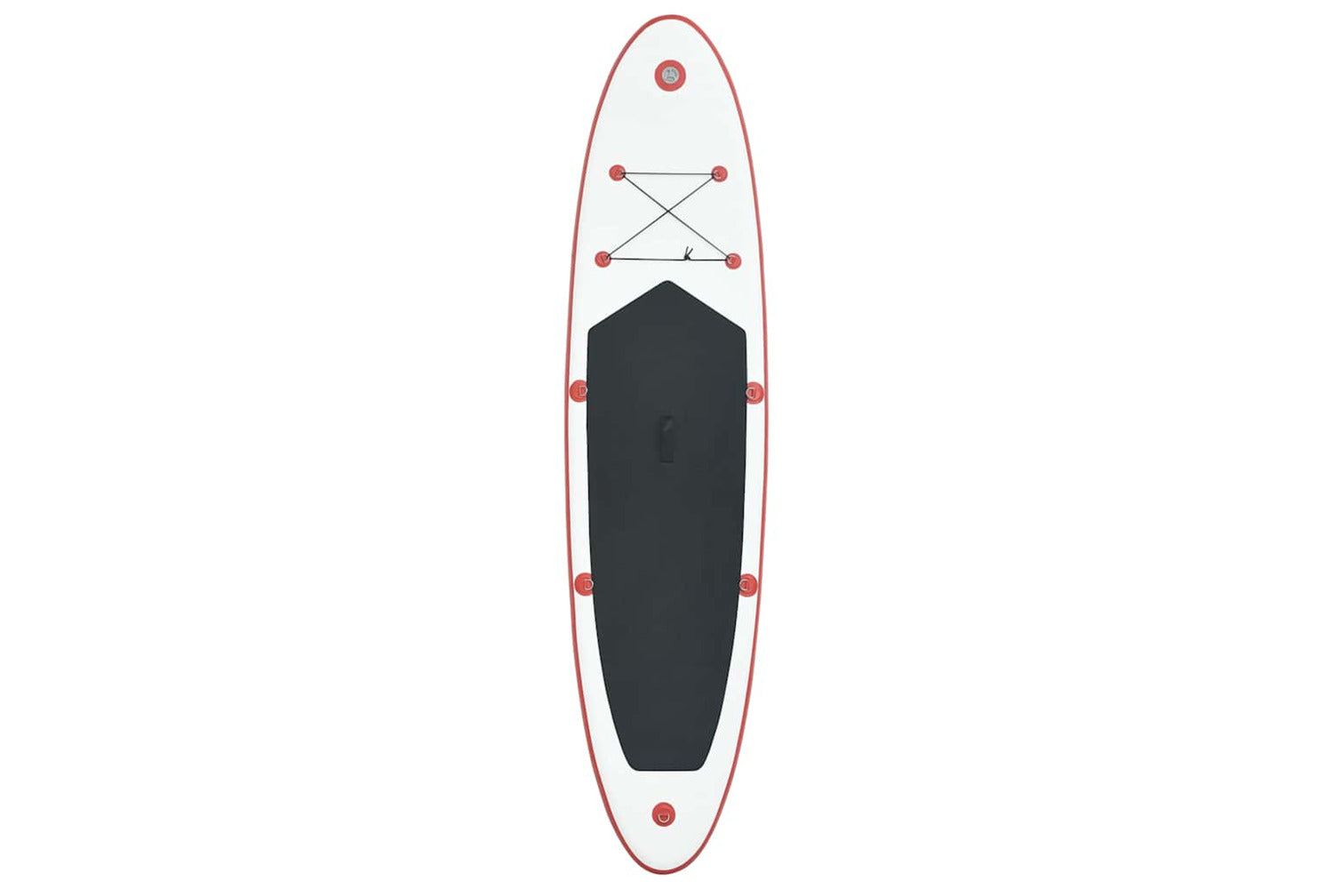 Vidaxl Stand Up Paddle Board Set Sup Surfboard Inflatable Red And White-3