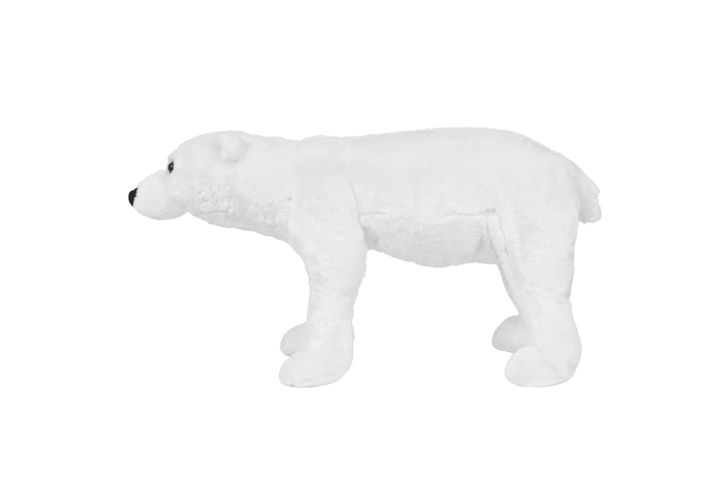 vidaXL 91337 Standing Plush Toy Polar Bear White Xxl-2