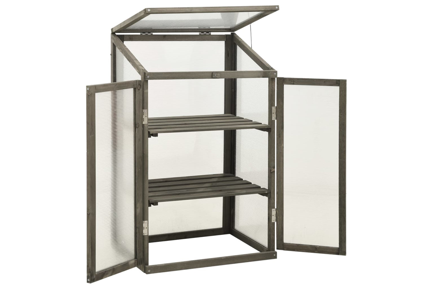 vidaXL 314849 Greenhouse 60x45x100cm Firwood-2