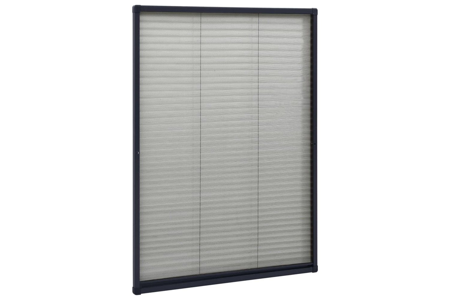 vidaXL 148665 Plisse Insect Screen For Windows Aluminium Anthracite 80x120cm-2