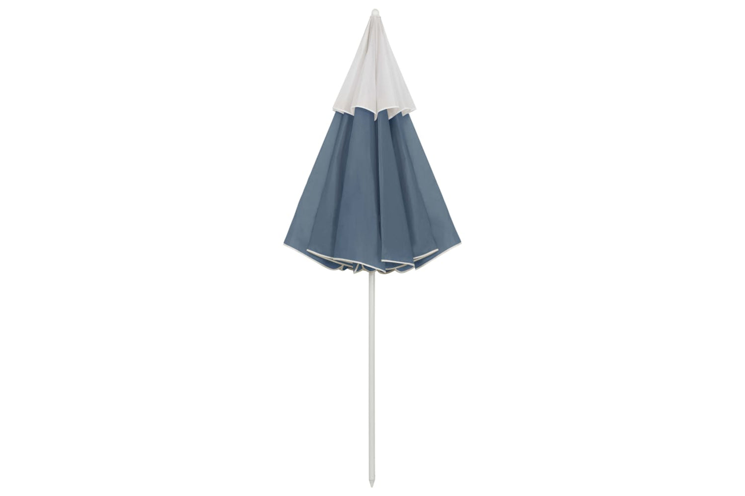 vidaXL 314716 Beach Umbrella Blue 300cm-4