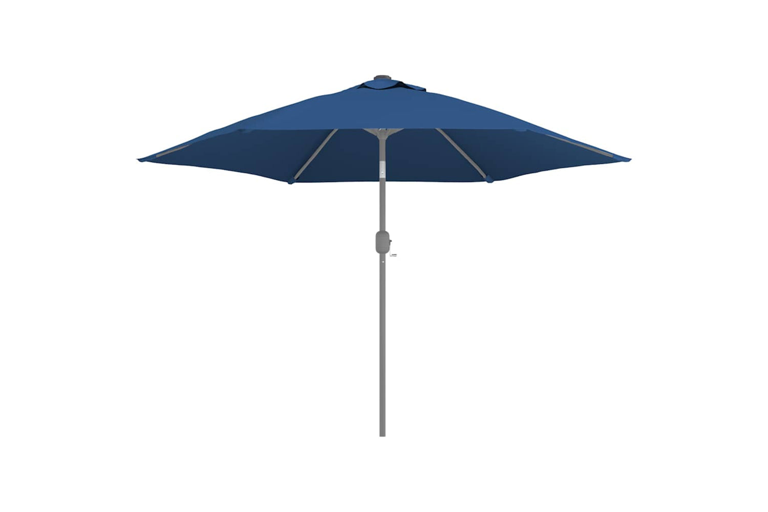 vidaXL 313799 Replacement Fabric For Outdoor Parasol Azure Blue 300cm-3