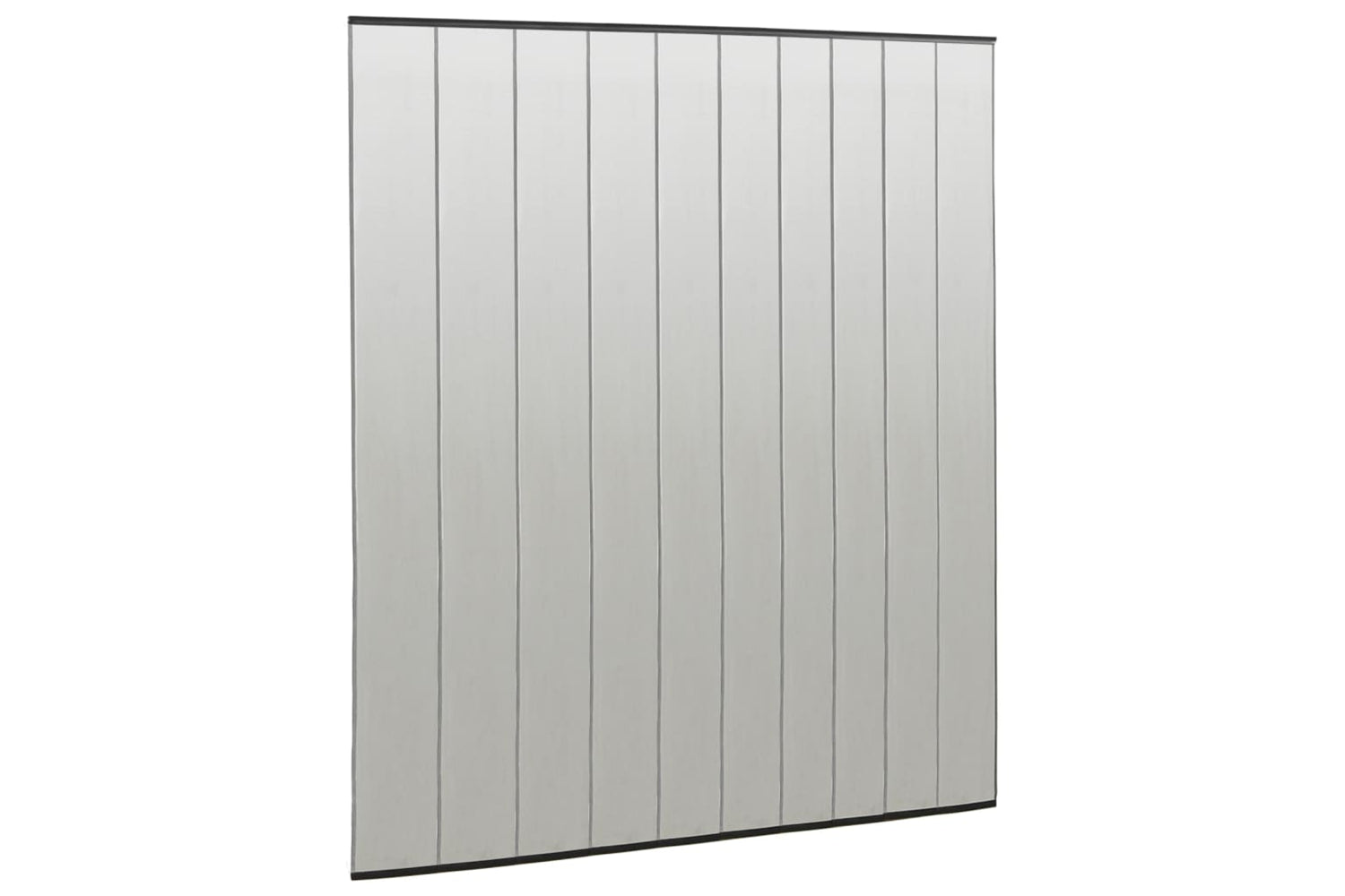 vidaXL 148712 Insect Door Screen With 10-piece Mesh Curtain Black 240x240cm-2
