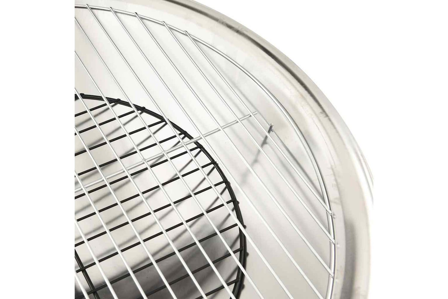 Vidaxl 2-in-1 Fire Pit And Bbq With Poker 56x56x49 Cm Stainless Steel-6