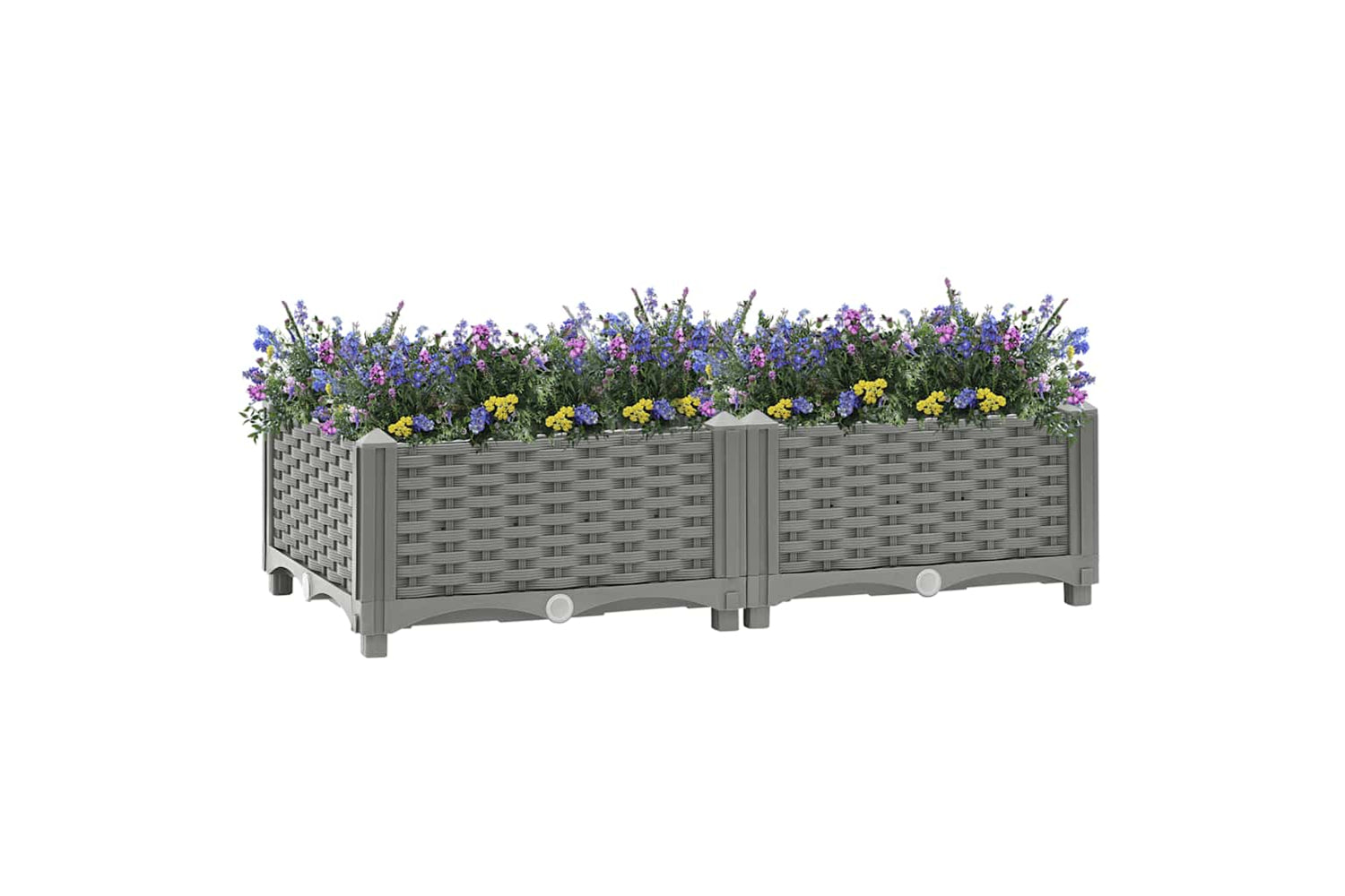 vidaXL Raised Bed 80x40x23cm Polypropylene-2