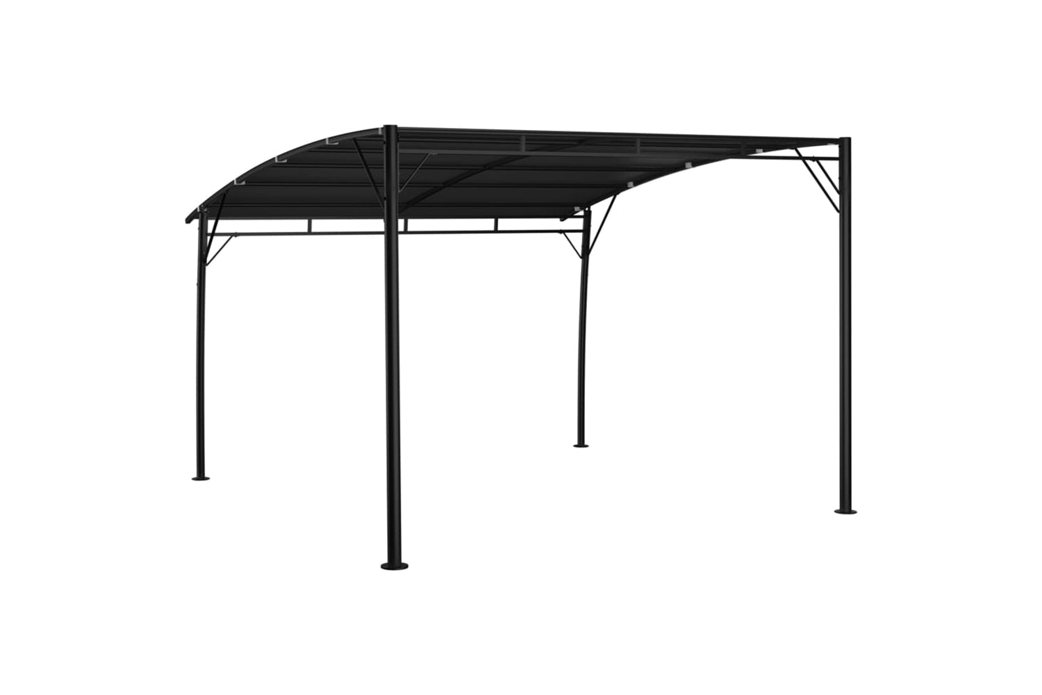 Vidaxl 47978 Garden Sunshade Awning 3x3x2.55 M Anthracite-4