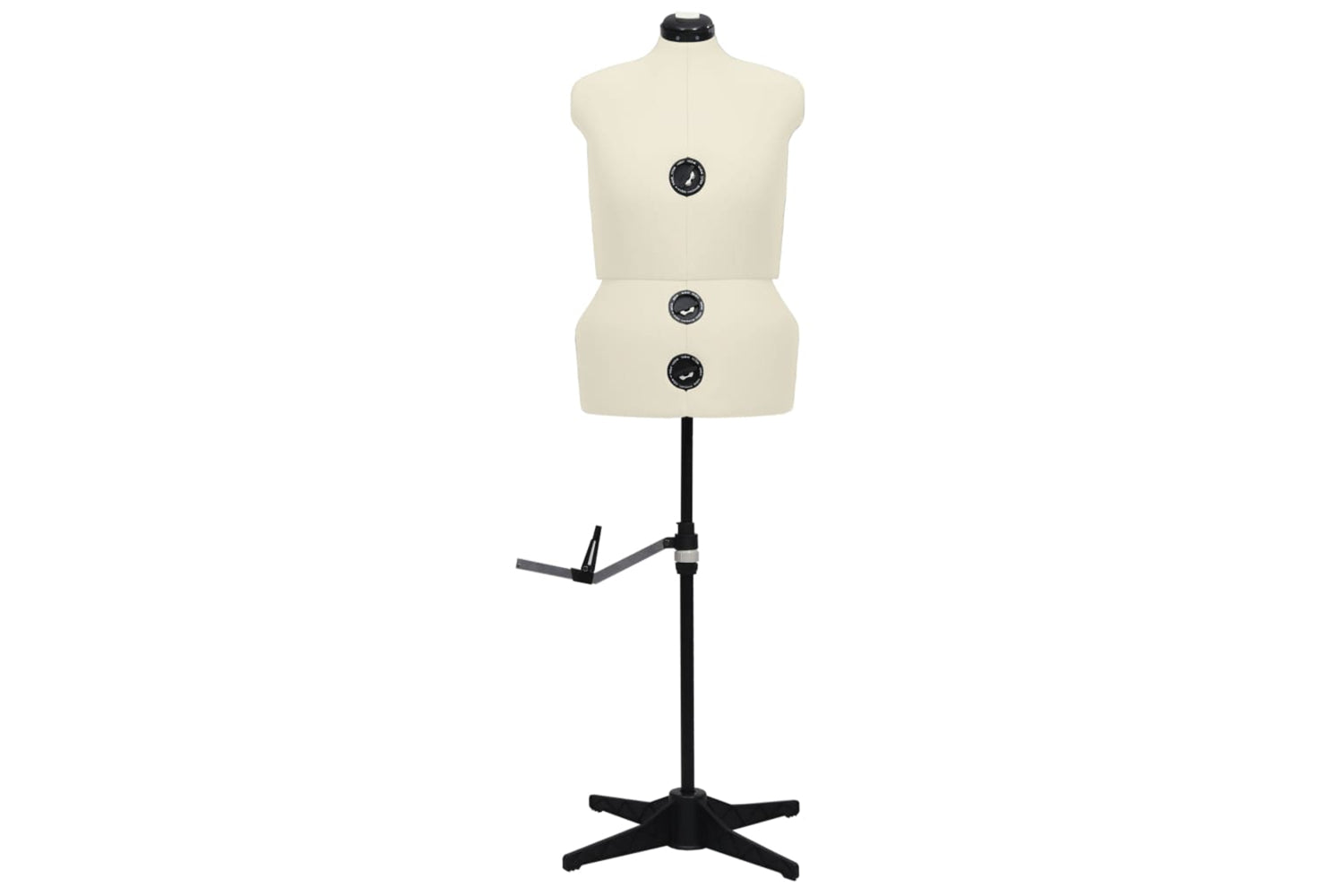 Vidaxl 288490 Adjustable Dress Form Female Cream L Size 44-50-2