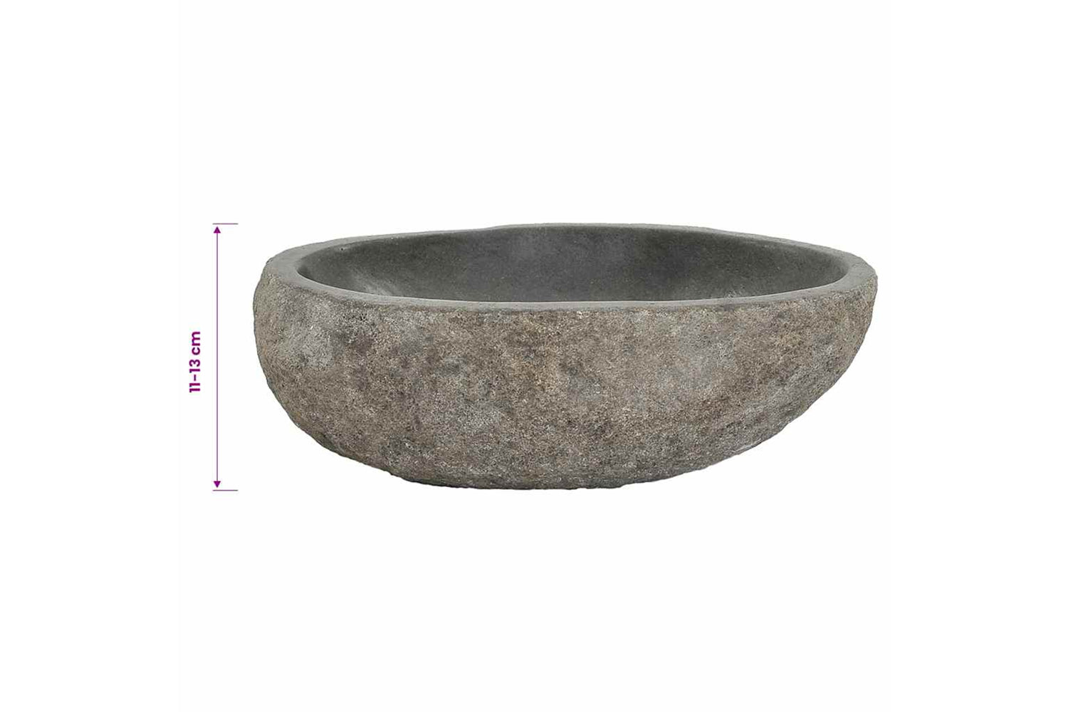 Vidaxl Basin River Stone Oval (29-38)x(24-31) Cm-7