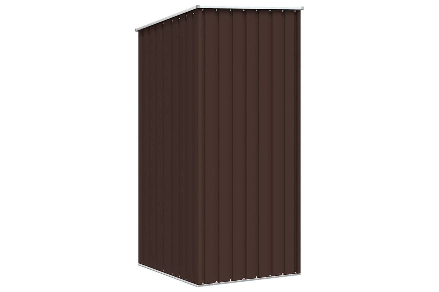vidaXL 46292 Garden Shed Brown 87x98x159cm Galvanised Steel-6