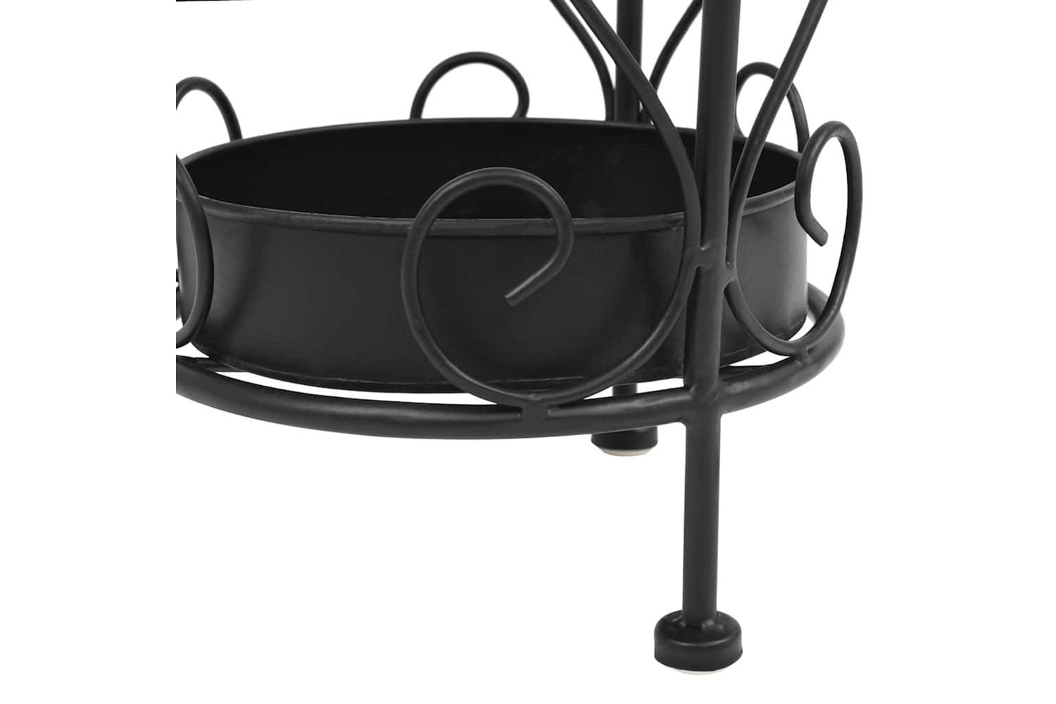 vidaXL 245932 Umbrella Stand Vintage Style Metal 26x46cm Black-6
