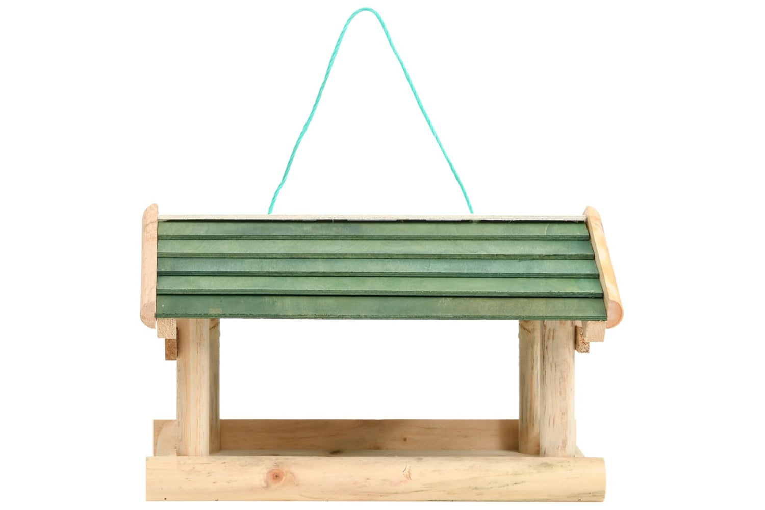 vidaXL 314819 Bird Feeder Solid Wood 35x29.5x21cm-2