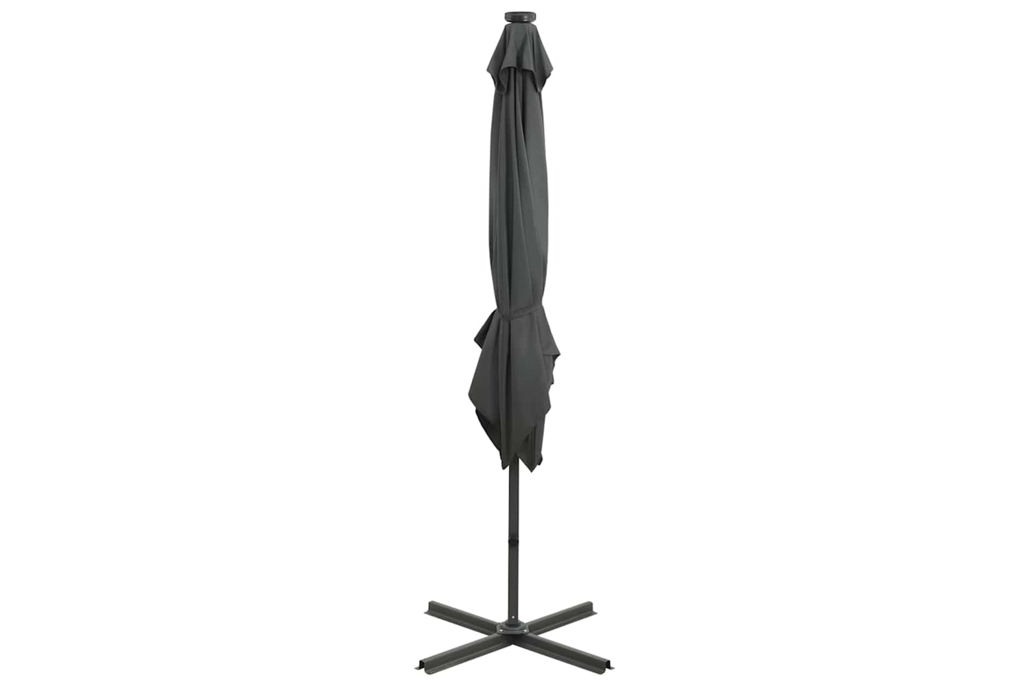Vidaxl 312322 Cantilever Umbrella With Pole And Led Lights Anthracite 250 Cm-6