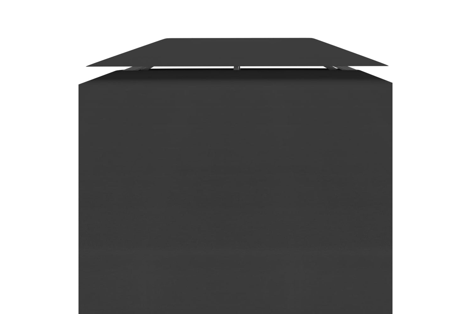 Vidaxl 2-tier Gazebo Top Cover 310 G/m2 4x3 M Black-4