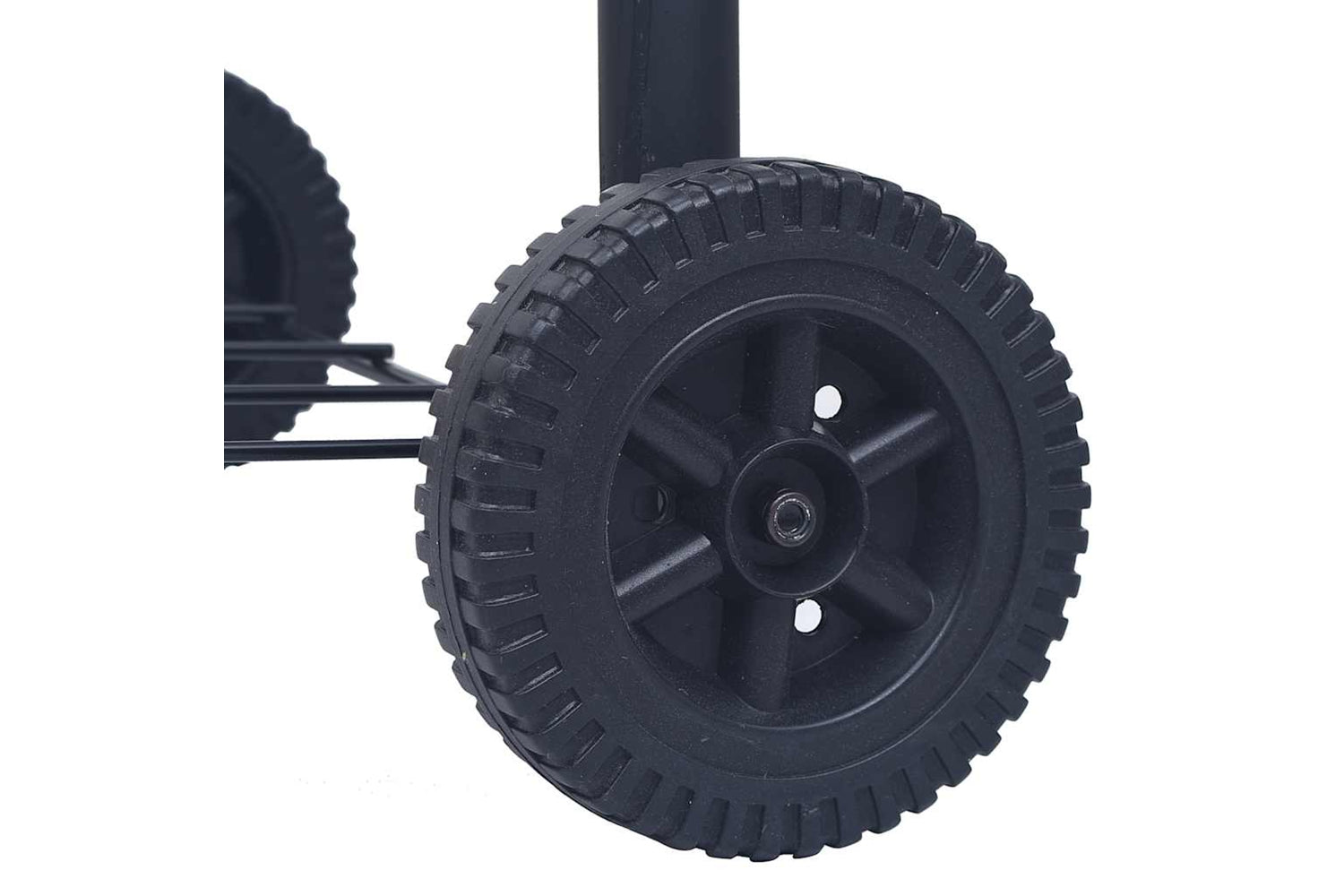 Vidaxl Charcoal Bbq Grill Smoker With Bottom Shelf Black-7