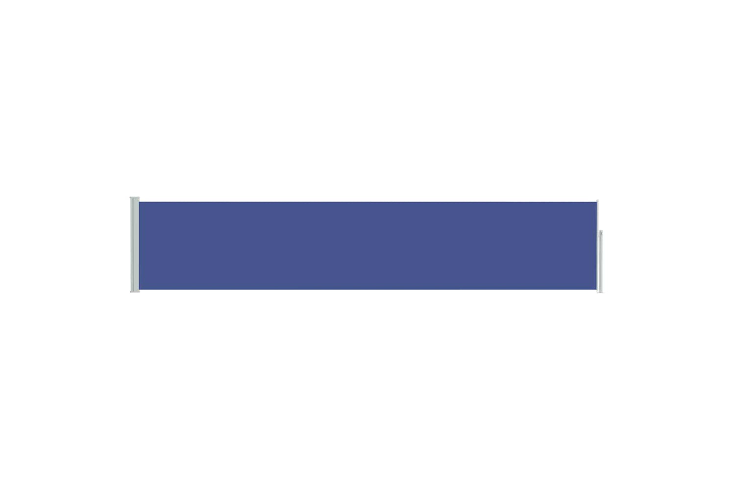 vidaXL 48384 Patio Retractable Side Awning 100x500cm Blue-3