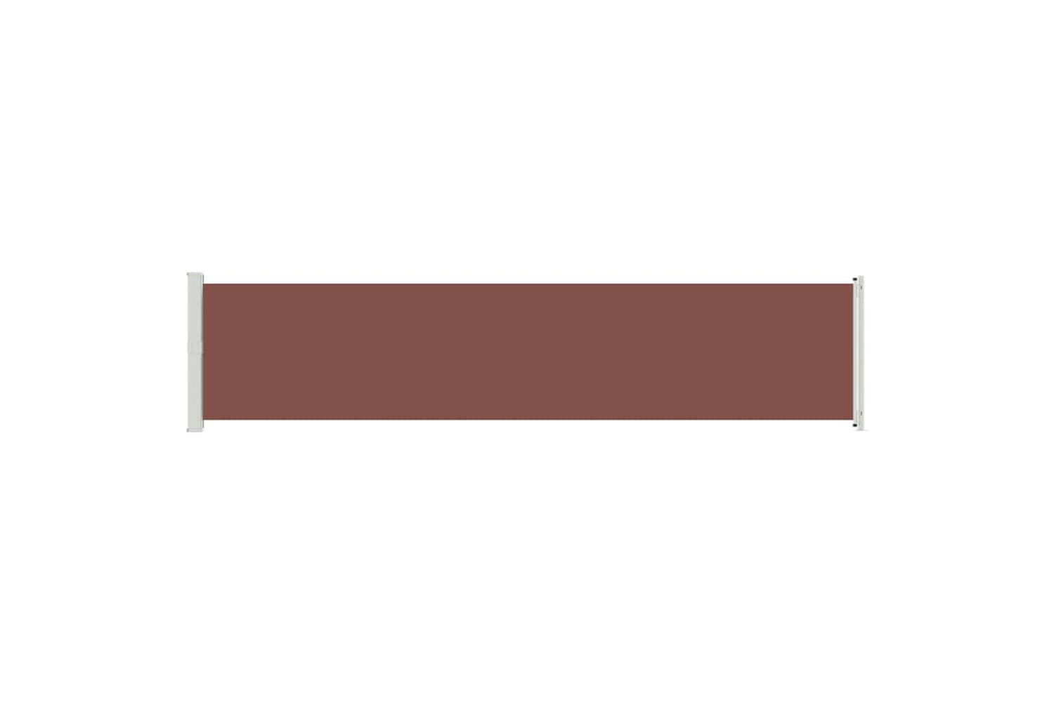 vidaXL 313374 Patio Retractable Side Awning 140x600cm Brown-3