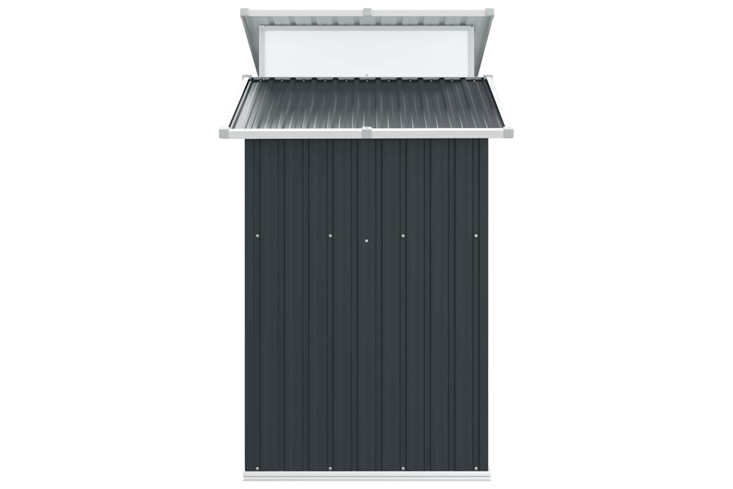 vidaXL Garden Shed Anthracite 270x130x208.5cm Galvanised Steel-4