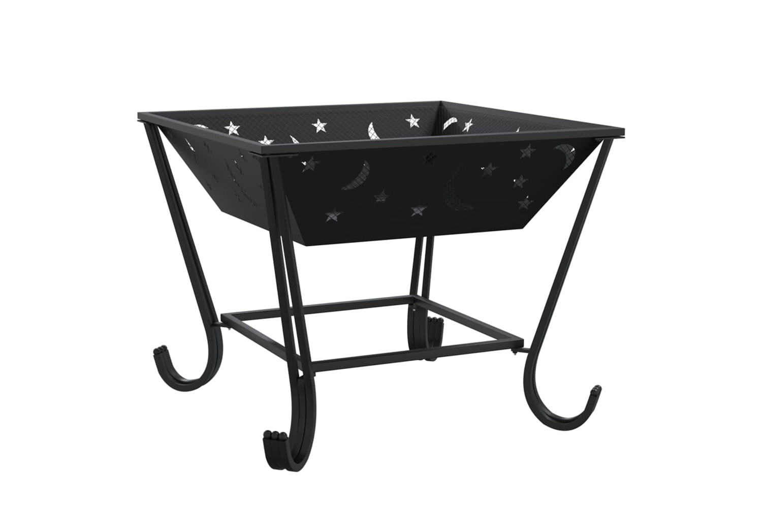 vidaXL 360065 Fire Pit With Poker 50cm Xxl Steel-4