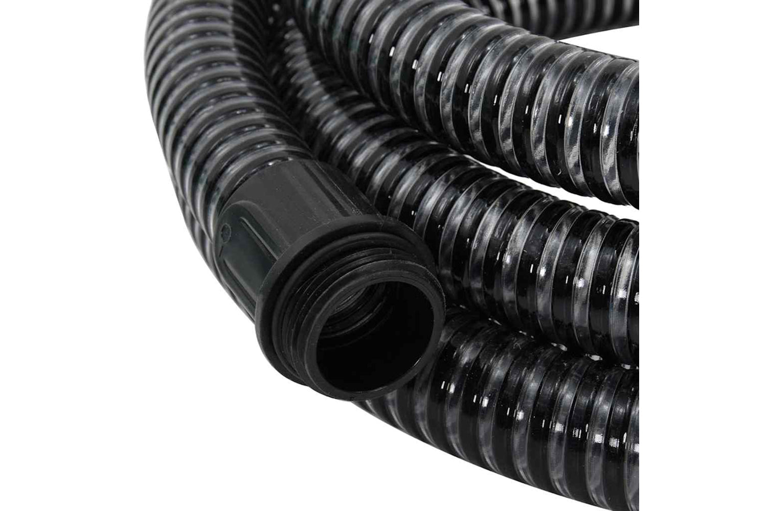 vidaXL 151056 Suction Hose With Brass Connectors 4 M 25mm Black-4