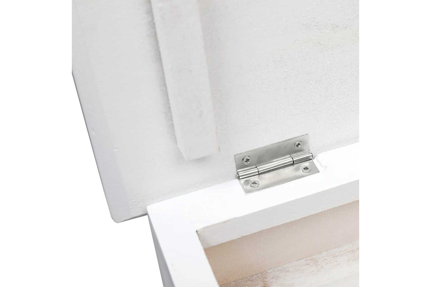 vidaXL 284089 Shoe Cabinet White 50x28x98cm Paulownia Wood-7