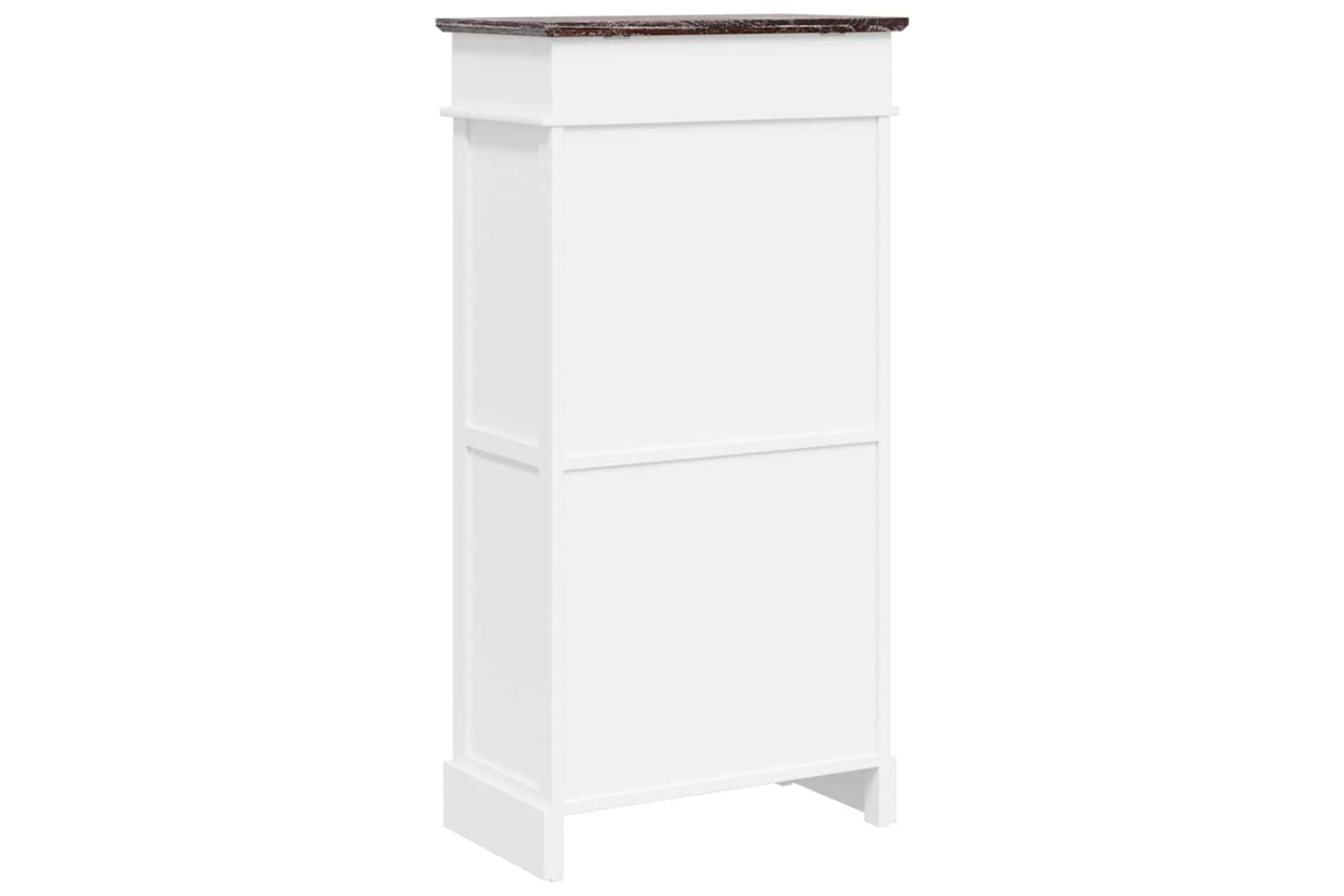 vidaXL 284088 Shoe Cabinet Brown 50x28x98cm Paulownia Wood-5
