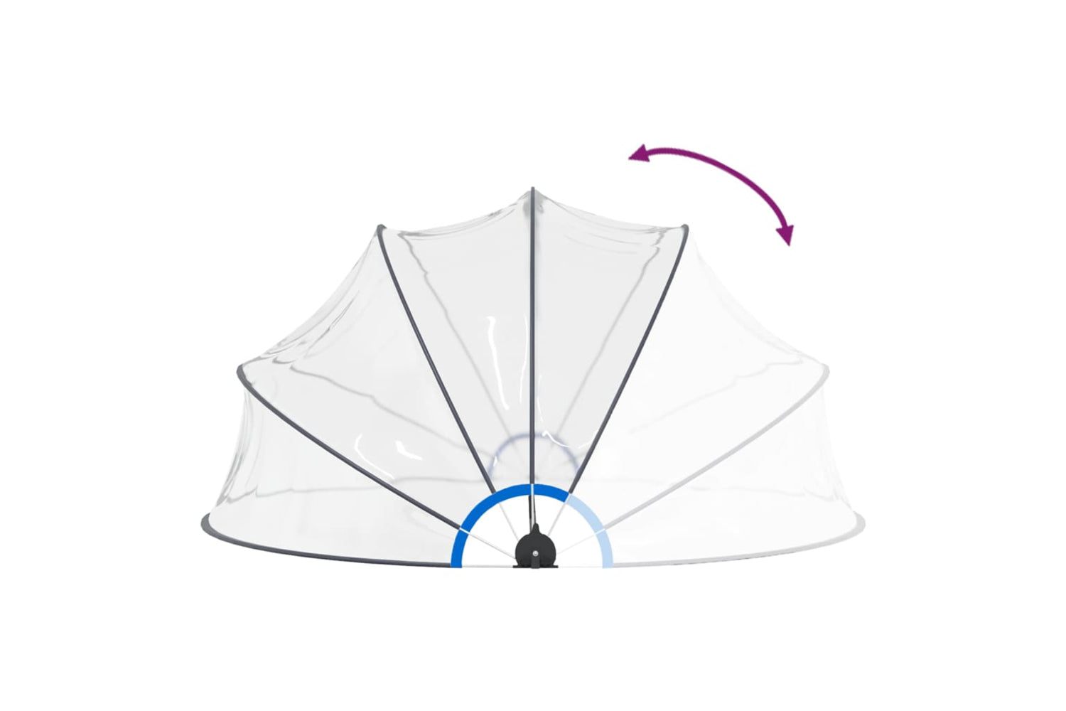 vidaXL 92299 Pool Dome 440x220cm-5