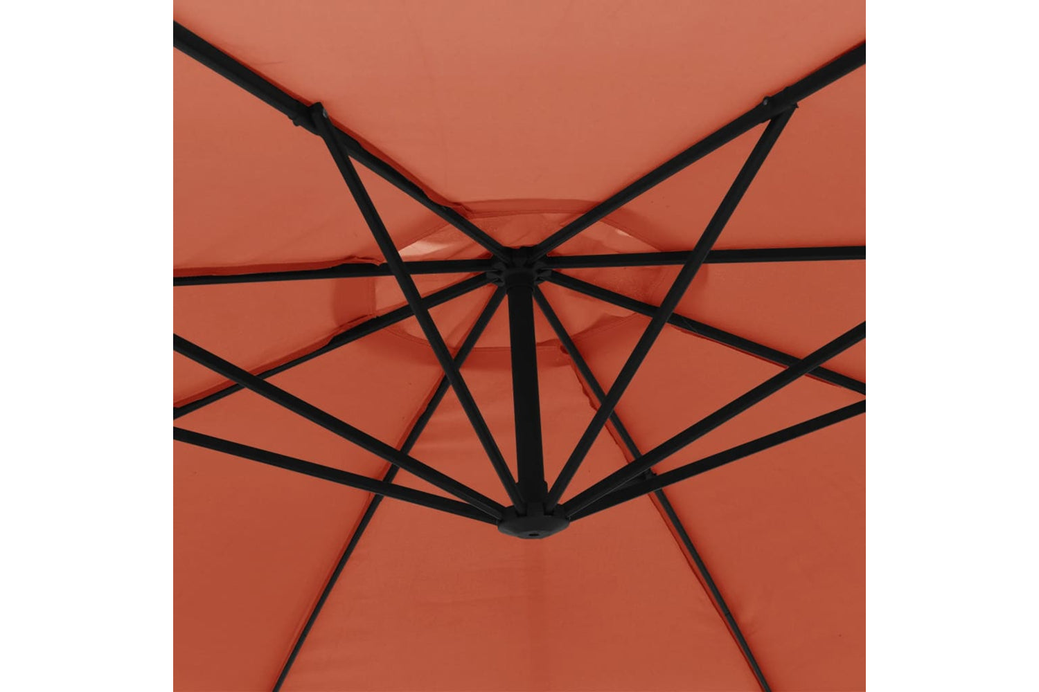 vidaXL 44508 Cantilever Umbrella With Aluminium Pole 350cm Terracotta-6