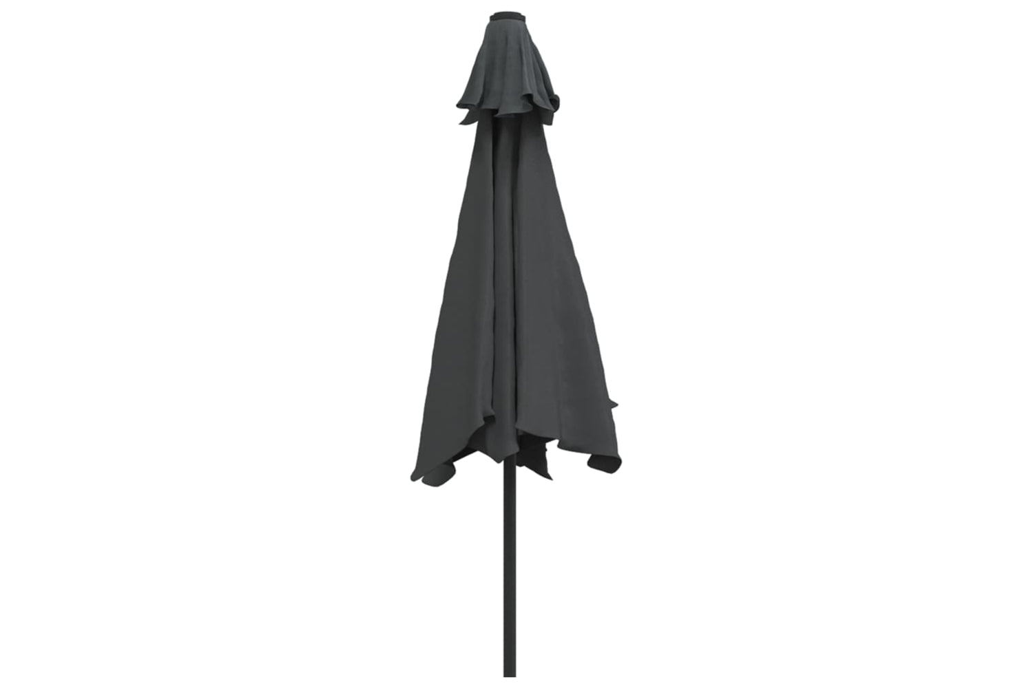 Vidaxl 44511 Outdoor Parasol With Led Lights And Steel Pole 300cm Anthracite-5