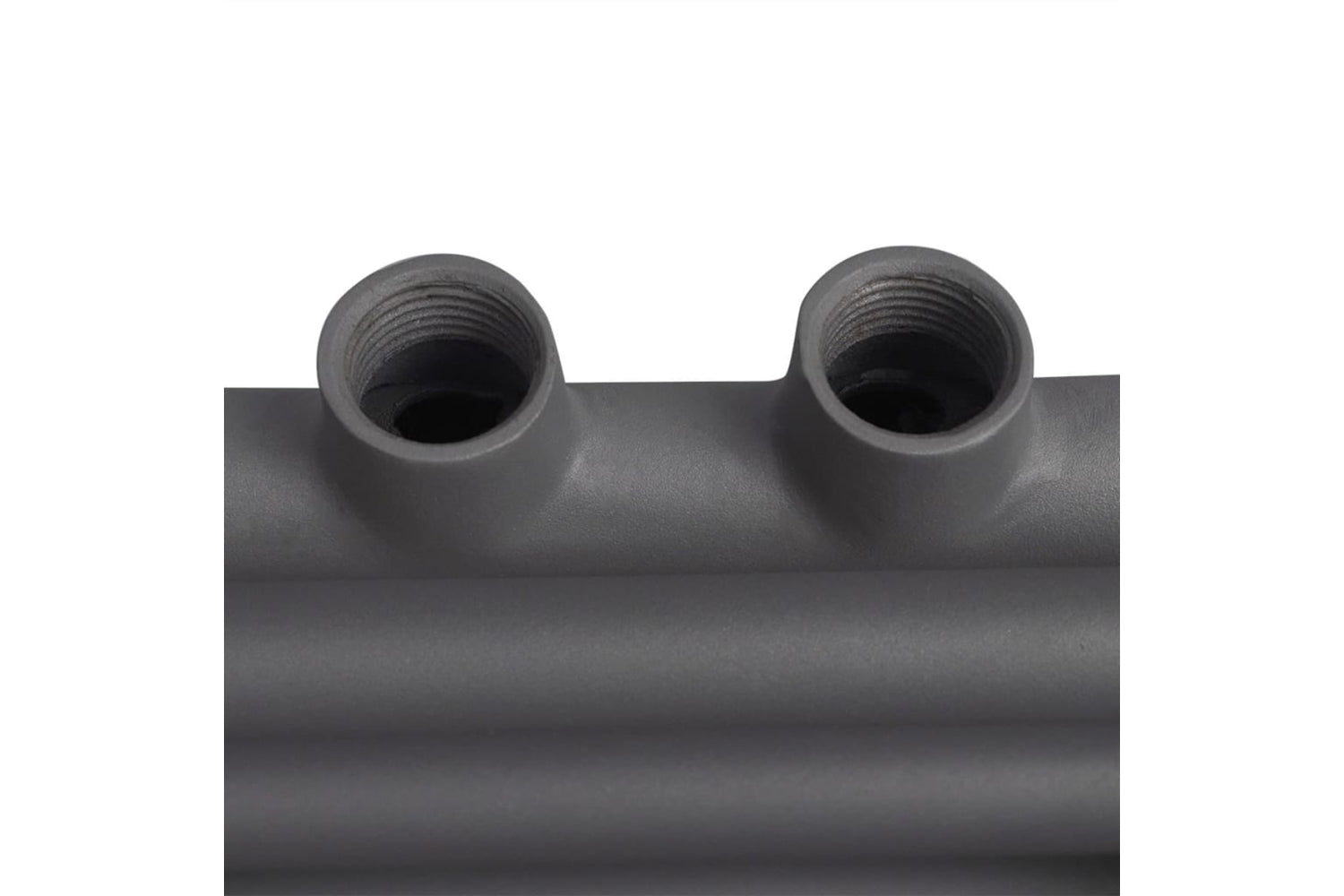 Vidaxl 141888 Grey Bathroom Central Heating Towel Rail Radiator Straight 480x480mm-7