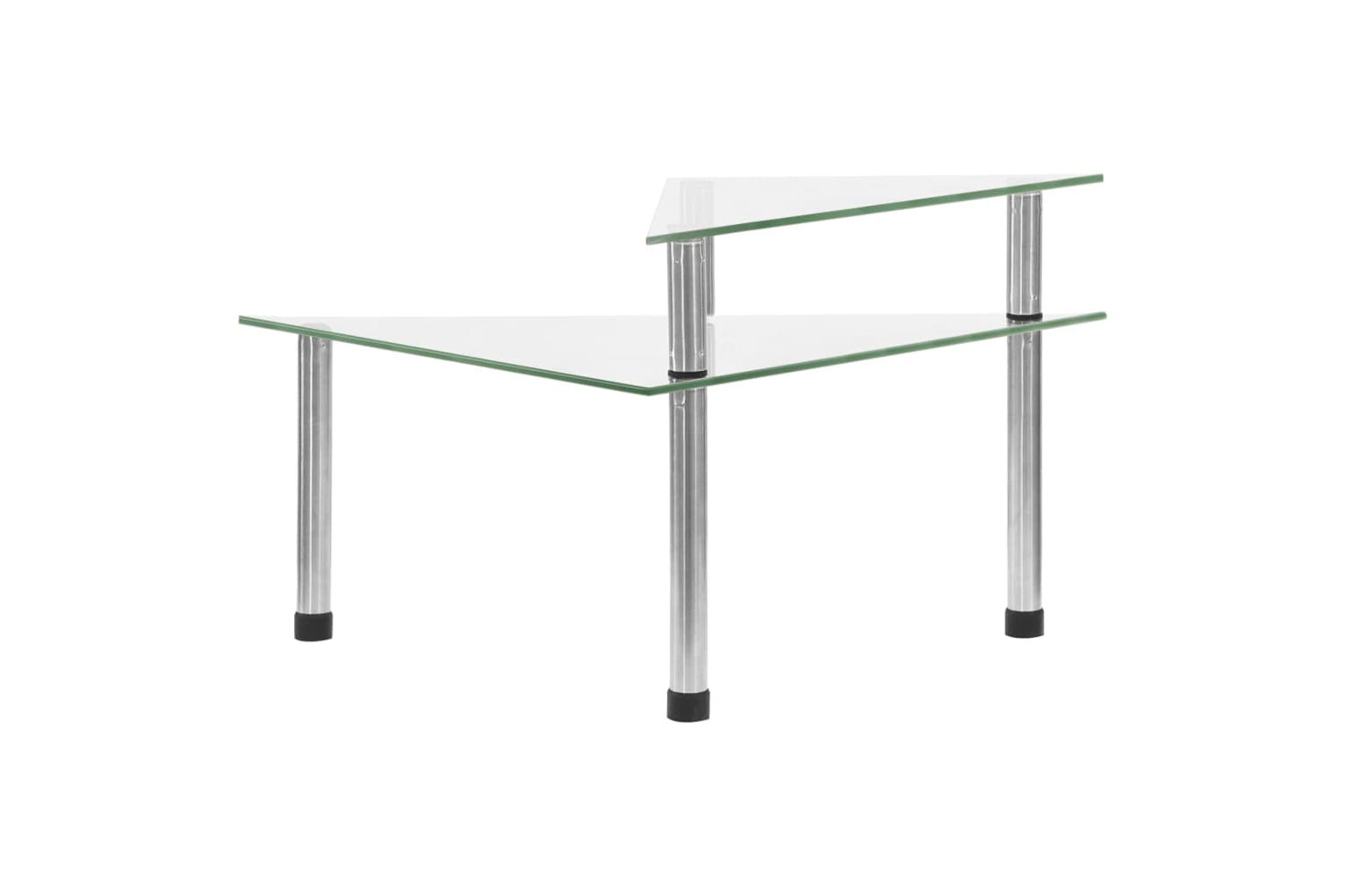 vidaXL 249525 Kitchen Shelf Transparent 49.5x35x19cm Tempered Glass-4
