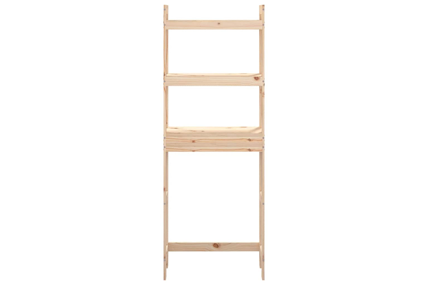 vidaXL 824658 Toilet Rack 63x26x171cm Solid Wood Pine-5