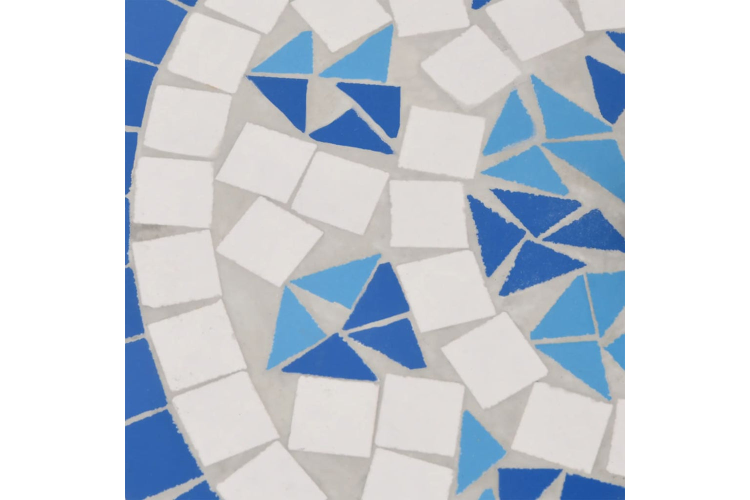 Vidaxl Parasol Base Blue And White Round 12 Kg-6