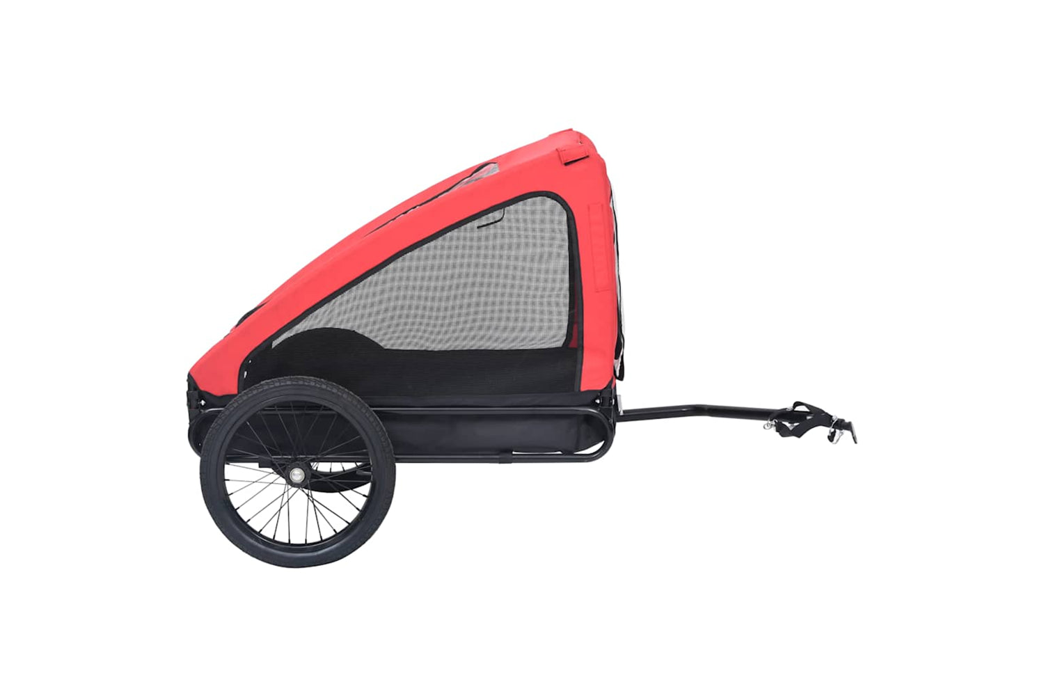 Vidaxl Pet Bike Trailer Red And Black-4