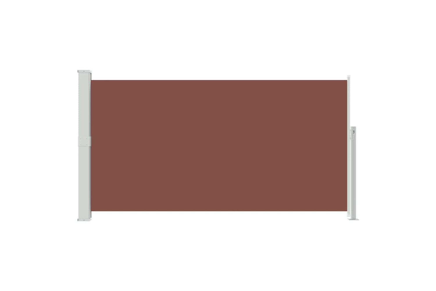 vidaXL 48369 Patio Retractable Side Awning 170x300cm Brown-3
