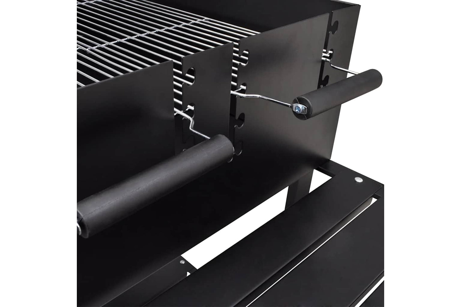 Vidaxl Bbq Stand Charcoal Barbecue 2 Wheels-4