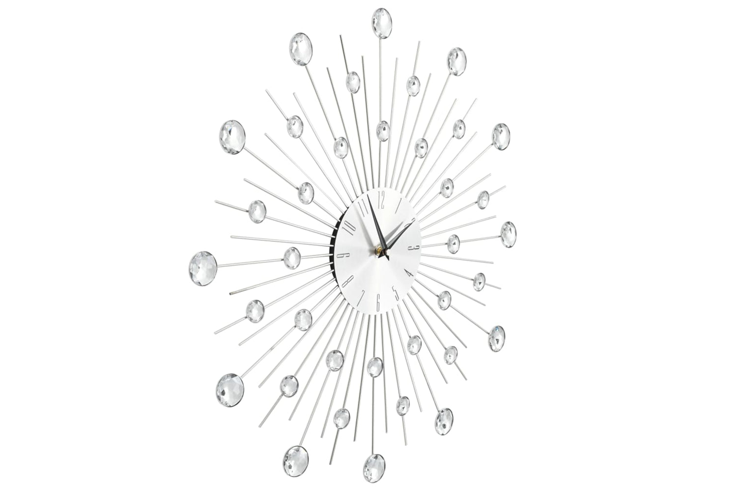 Vidaxl 50642 Wall Clock Modern Design 50 cm | Silver-3