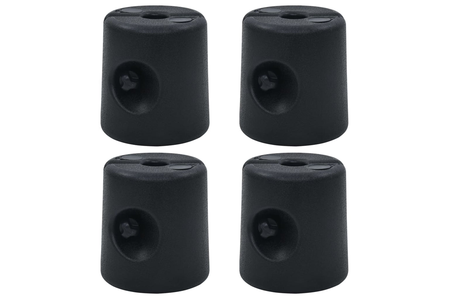 Vidaxl 47689 Gazebo Weights 4 Pcs Pe Black-3