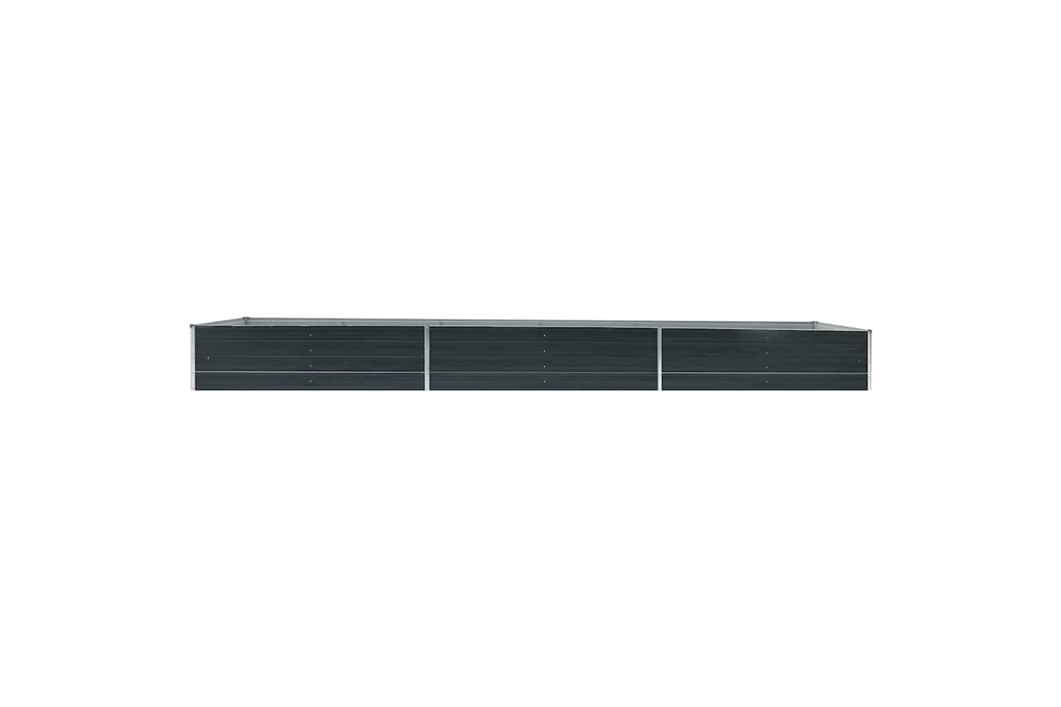 vidaXL 47067 Garden Raised Bed Galvanised Steel 480x80x45cm Anthracite-3