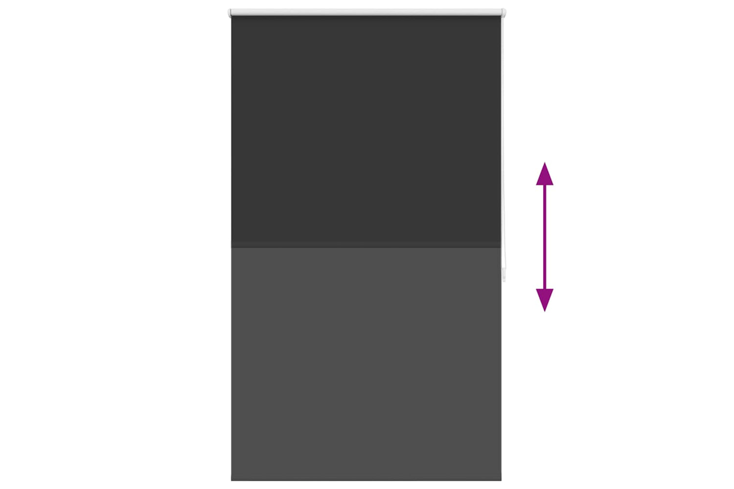 Vidaxl 240130 Roller Blind Blackout 120 X 175 Cm Black-8