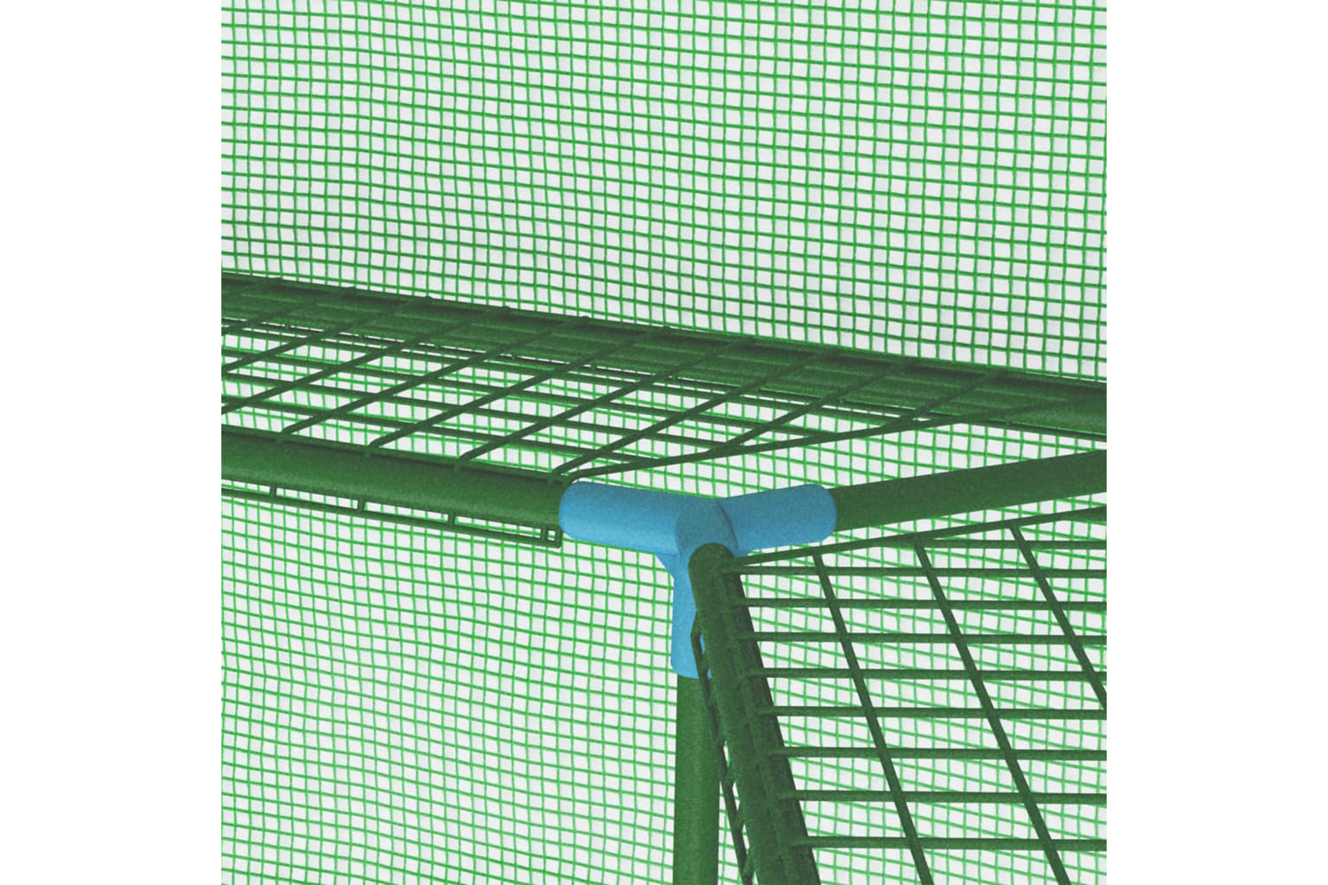 vidaXL 48166 Greenhouse With Shelves Steel 227x223cm-7