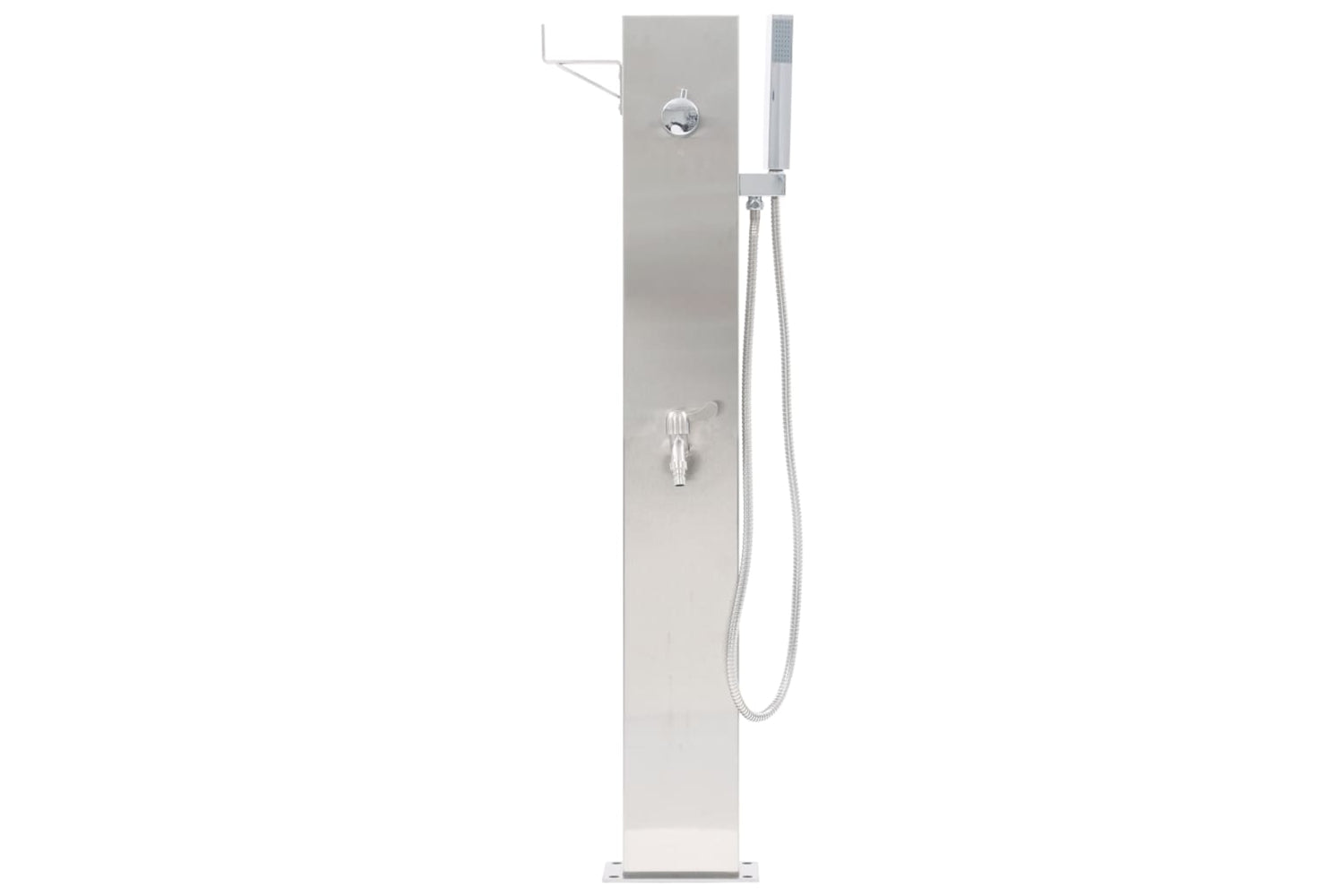 vidaXL 48206 Garden Shower Faucet 110cm Stainless Steel-4