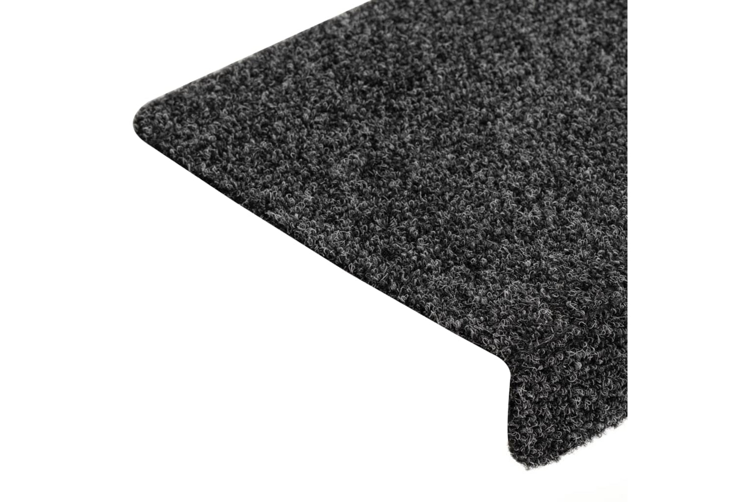 vidaXL Stair Mats 15 Pcs Needle Punch 65x21x4cm Grey-4