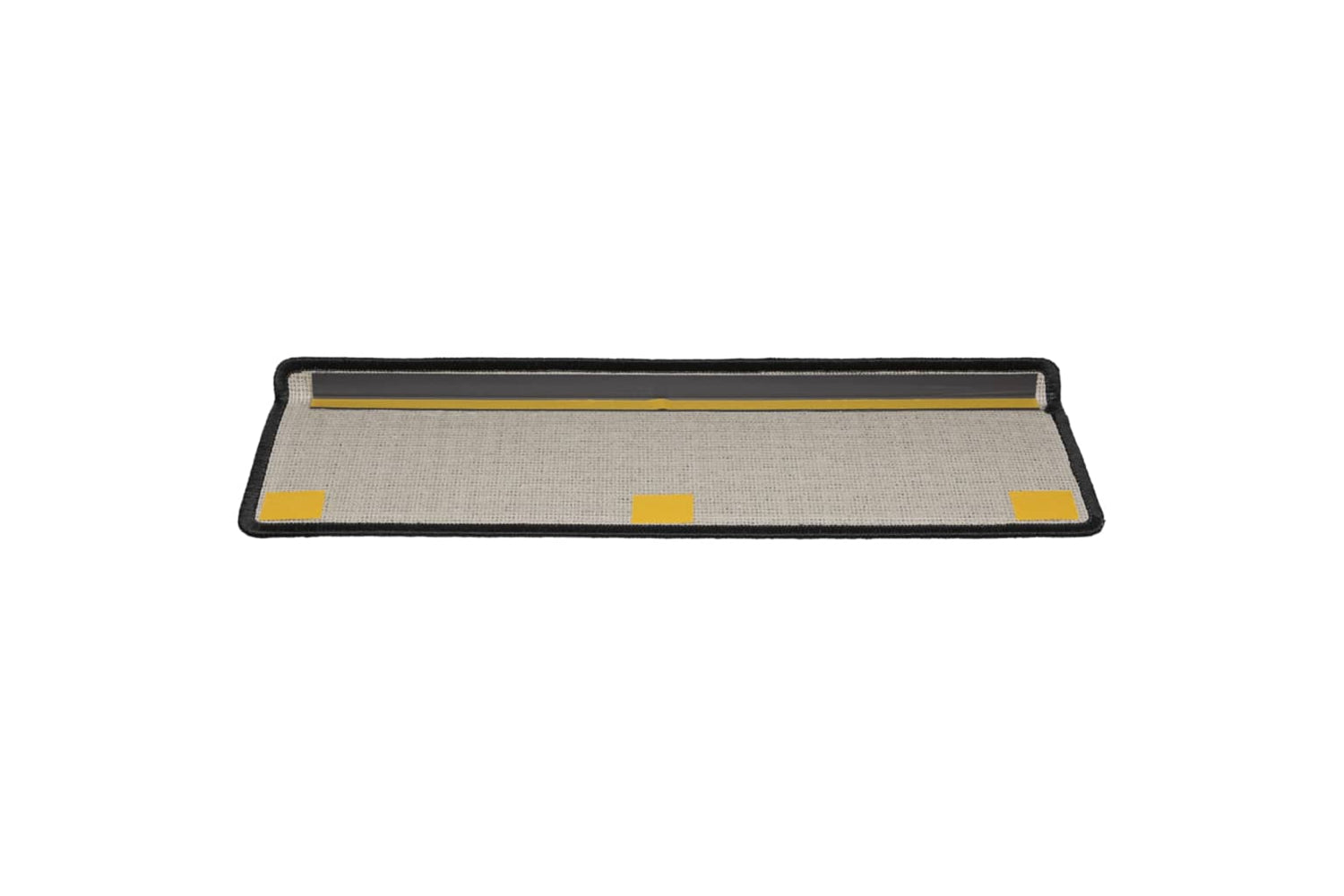 vidaXL Stair Mats 10 Pcs 65x21x4cm Black-5