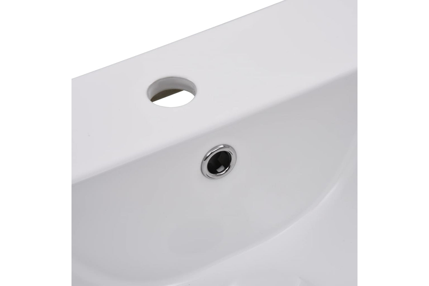vidaXL 145060 Built-in Basin 42x39x18cm Ceramic White-4