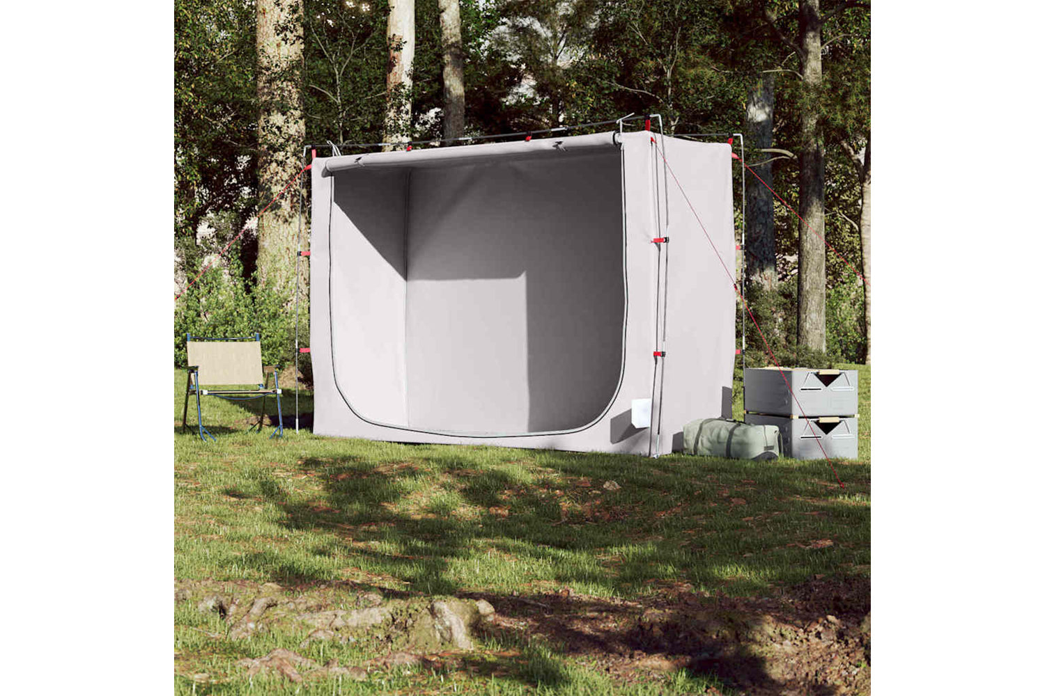 Vidaxl Storage Tent Grey Waterproof-2