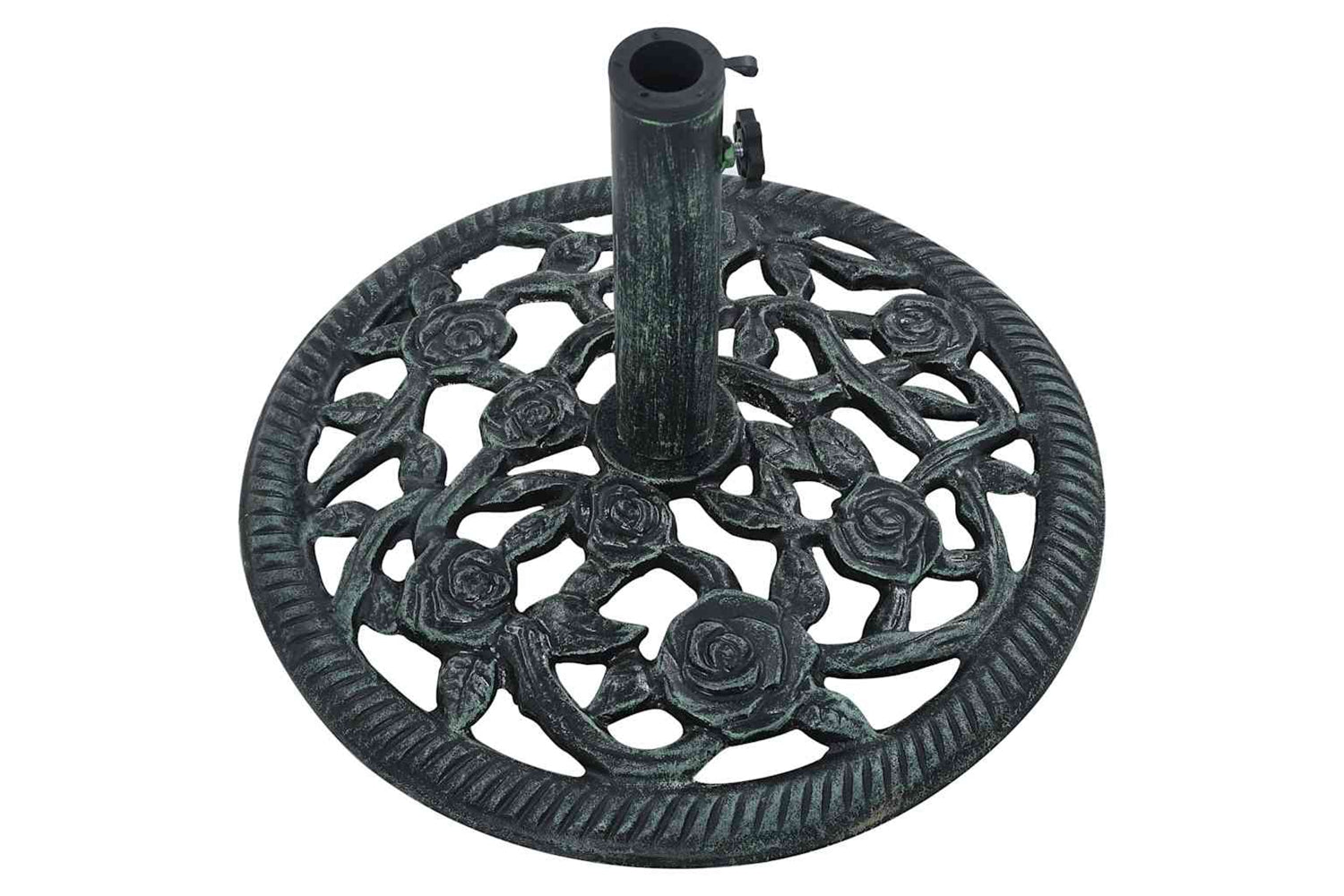 vidaXL 47863 Umbrella Base Green 9 Kg 40cm Cast Iron-4