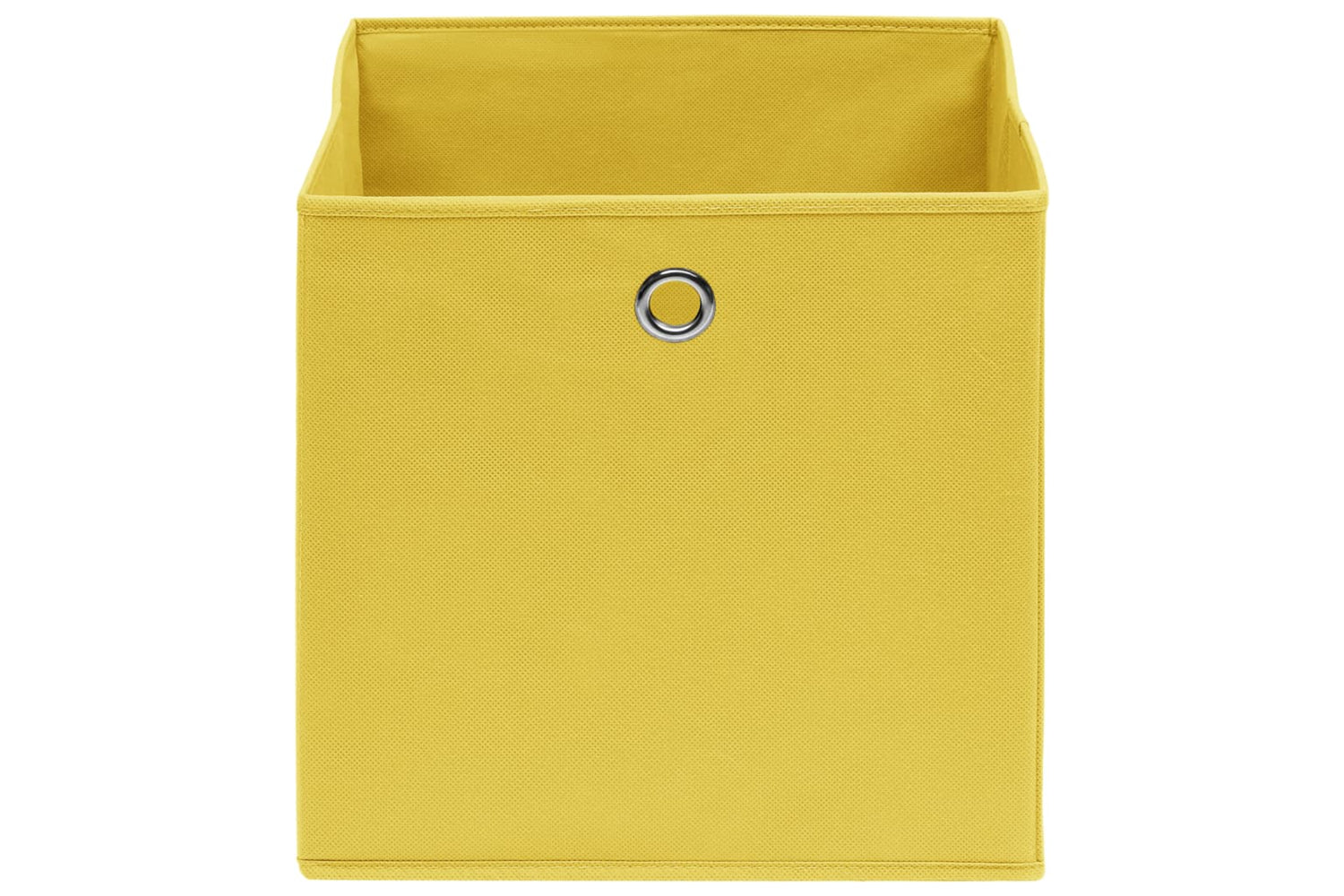 Vidaxl 288365 Storage Boxes 4 Pcs Yellow 32x32x32 Cm Fabric-3