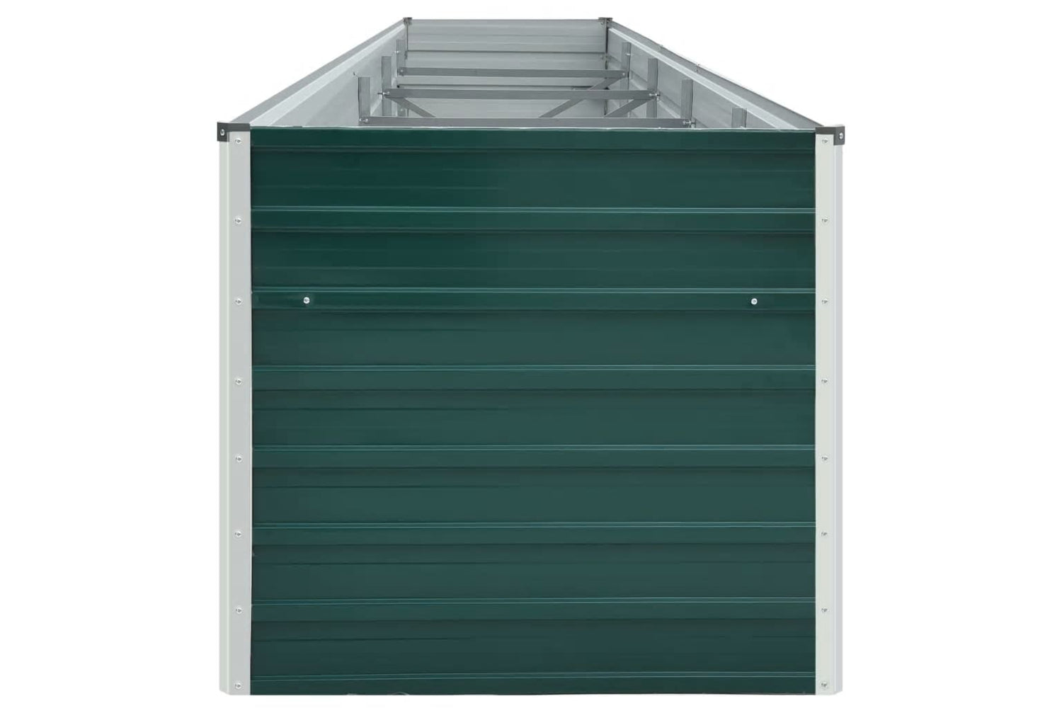 vidaXL 47061 Garden Raised Bed Galvanised Steel 400x80x77cm Green-4