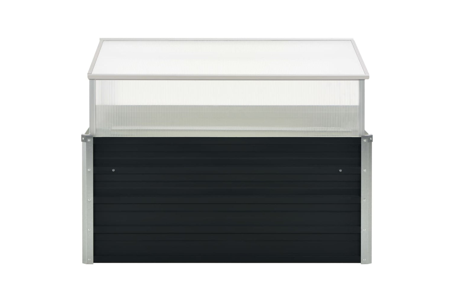 Vidaxl Greenhouse Anthracite 100x100x77 Cm Galvanised Steel-3